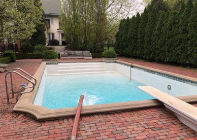 Bulk Water delivered by tank truck to fill outdoor inground swimming pool